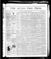 Acton Free Press (Acton, ON), October 25, 1877