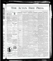 Acton Free Press (Acton, ON), November 8, 1877