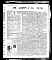 Acton Free Press (Acton, ON), November 15, 1877