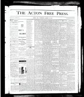 Acton Free Press (Acton, ON), March 14, 1878