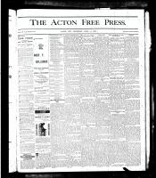 Acton Free Press (Acton, ON), April 11, 1878