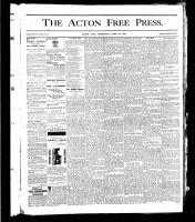 Acton Free Press (Acton, ON), June 27, 1878