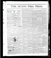 Acton Free Press (Acton, ON), July 25, 1878