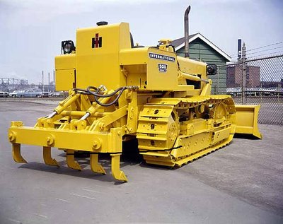 Crawler Tractor Equipped with Scarifiers