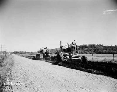 Crawler Tractor Used for Road Maintenance