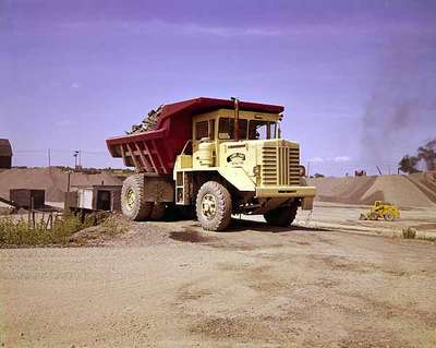 Dump Truck at a Quarry