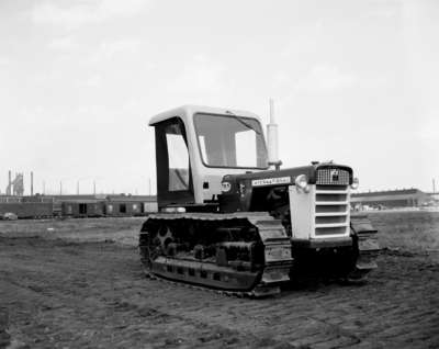 IHC Crawler Tractor, Model TD 5, with a special cab.