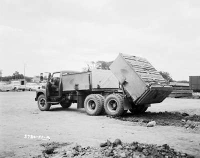 Loading/unloading bricks at Canada Brick in Streetsville, Ontario.