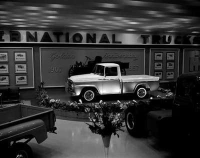 An IHC Truck, model A 100, at the Canadian National Exhibition, Toronto, Ontario.