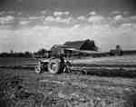 Ploughing on the farm of J. Hood, Stratford.