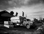 Loading/Unloading at the Sawyer-Stoll Lumber Co., in Kaladar, Ontario.