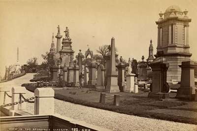 View of the Necropolis, Glasgow