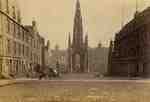 Edinburgh. St. David's Street and Scott Monument