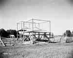 Haystack shelters.