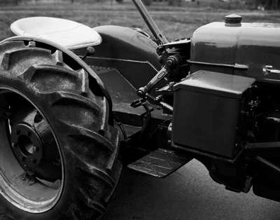 An IHC McCormick Farmall 100 which has been converted for industrial use.