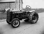 An IHC McCormick Farmall 100 tractor which has been converted for industrial use.