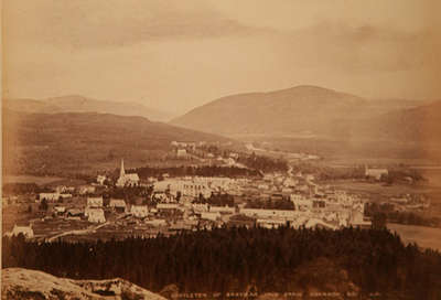 Castleton of Braemar from Craig Coynach