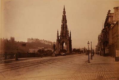 Scott Monument and Castle, Edinburgh