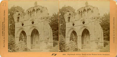 Dryburgh Abbey, Tomb of Sir Walter Scott, Scotland