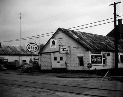 Lawrence and Brown Farm Equipment Dealership and Service Station, Cobourg, Ontario.