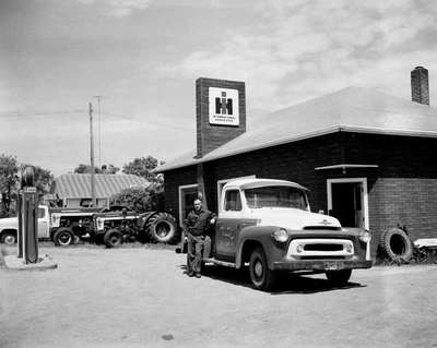 The John F. Kelly farm equipment dealership in Rothwell, Manitoba.