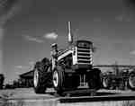 An IHC 460 tractor on the dock platform.