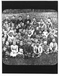 Portrait of school children with teachers.