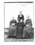 Portrait of four unidentified ladies, perhaps four generations of one family.