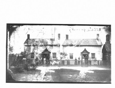 The Ritchie family in front of their home.