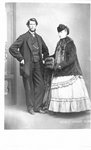 Full length portrait of an unidentified man and woman.