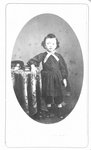Portrait of an unidentified child, standing.