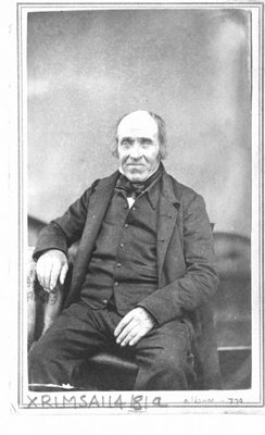 Portrait of an unidentified man, seated.