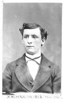 Portrait of an unidentified young man.