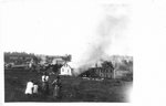 1915 fire at the Salem Tanning Company, Salem, Ontario.