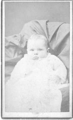 Portrait of an unidentified infant.