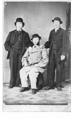 Group portrait of three gentlemen.