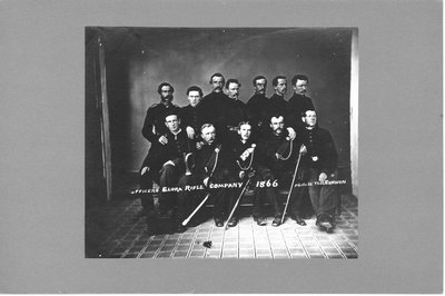 Officers of the 1866 Elora Rifle Company.