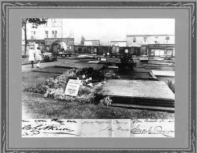 View of John Galt's tombstone, Greenock, Scotland.