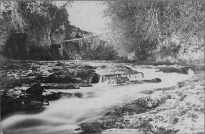 Grand River rapids, Elora, Ontario.