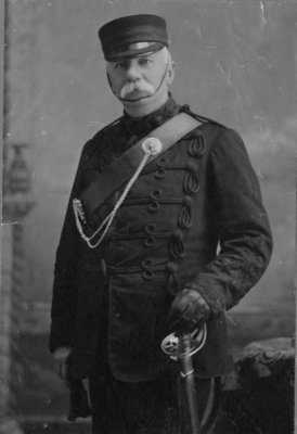 Portrait of Col. Charles Clarke, in military uniform.