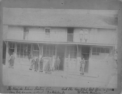 The Harriston Tribune Printing Office and Post Office.