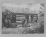 Unidentified gentleman standing in front of Paisley Block School.