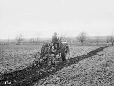 Ploughing [Plowing] a Field