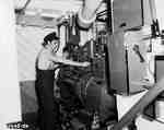 Unidentified Man in an Engine Room