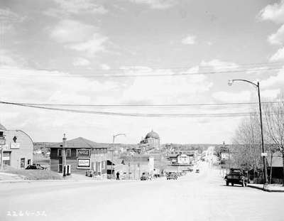 Main Street in Unidentified Quebec Town