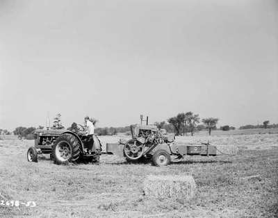 Baling Hay, King, ON