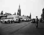 Civil Defence Trucks Parked Outside Parliament Buildings, Ottawa, ON
