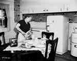 Unidentified Woman in Kitchen, Renfrew, ON