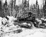 Crawler Tractor Used to Clear Land, Marathon, ON