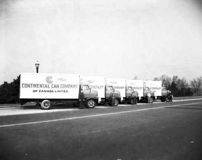 Drivers Pose With Their Trucks